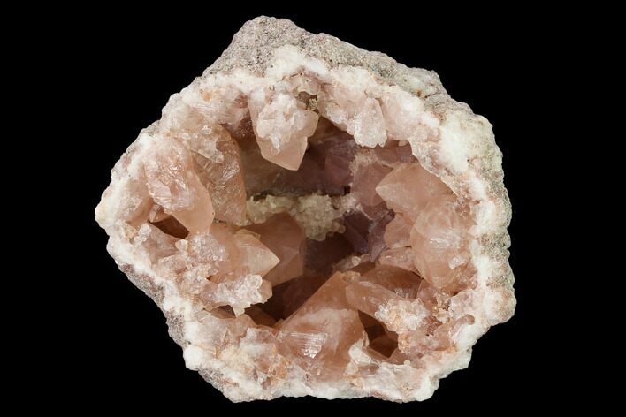 Sparkly, Pink Amethyst Geode (Half) - Argentina #147944